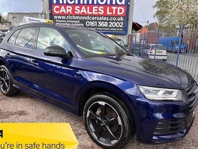 Used Audi Q5 Black Edition 245 HP (180 kW) 2020 Blue SUV