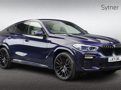 Used BMW X6 M Sport 335 HP (246 kW) 2021 Blue SUV