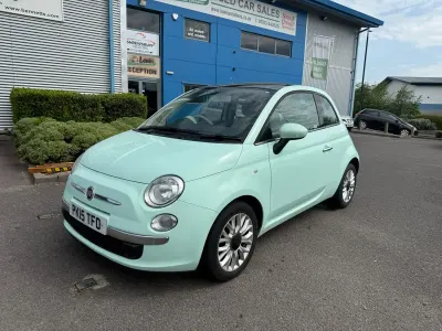 Usado Fiat 500 Lounge 69 CV (50 kW) 2015 Verde Utilitario