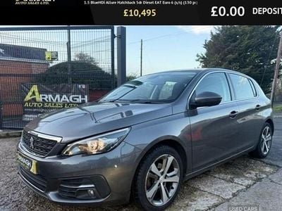 Grey Used 2020 Peugeot 308 Allure Hatchback | £10,495 (Expensive)