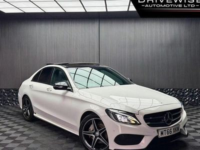 Used Mercedes C220 AMG Line Premium Plus 170 HP (125 kW) 2016 White Sedan
