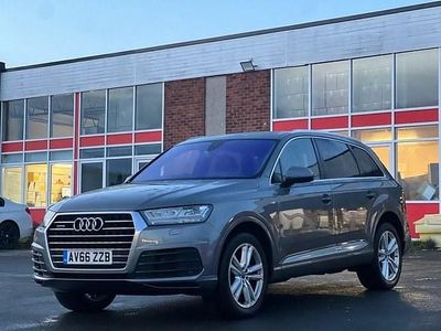 Begagnad Audi Q7 S-Line 272 HK (200 kW) 2016 Grå SUV