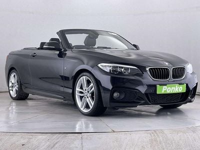 Used BMW 220 M Sport 190 HP (139 kW) 2015 Black Cabriolet