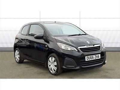 Black Used 2016 Peugeot 108 Active Hatchback | £4,312 (Fair price)