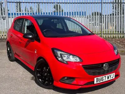 Used Vauxhall Corsa Edition 100 HP (73 kW) 2017 Red Hatchback