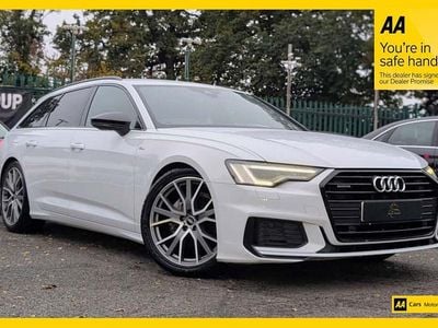 White Used 2021 Audi A6 Black Edition Estate | £28,398 (Fair price)