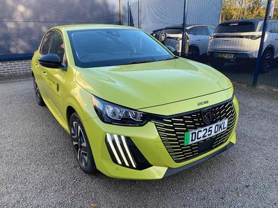 Used Peugeot e-208 Allure 98 kW (134 HP) 2025 Yellow Hatchback