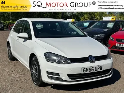 Used VW Golf VII S 125 HP (91 kW) 2017 White Hatchback