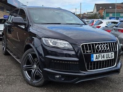 Black Used 2014 Audi Q7 S-line plus SUV | £8,795 (Good price)