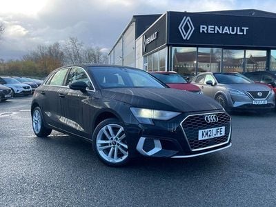 Used Audi A3 Sport 110 HP (80 kW) 2021 Black Hatchback