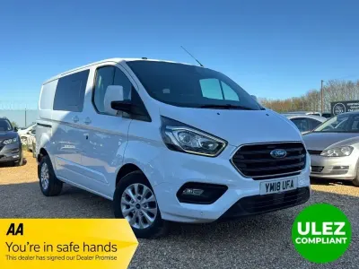 Usado Ford Transit Custom Limited 2018 Branco Van