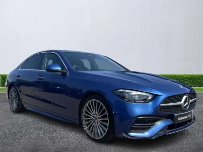 Used Mercedes C220 AMG Line Premium 2022 Blue Sedan