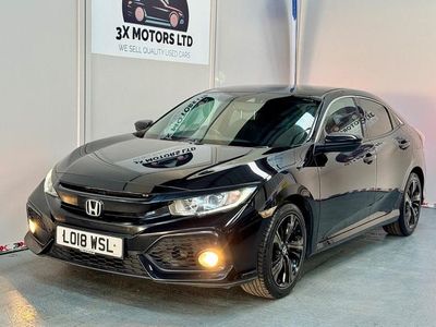 Black Used 2018 Honda Civic SR Hatchback | £9,790 (Fair price)