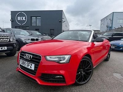 Used Audi A5 Cabriolet S-Line 2015 Red Cabriolet