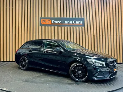 Usado Mercedes CLA220 Shooting Brake AMG line 2018 Preto Carrinha