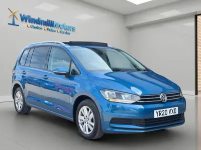 Used VW Touran Family 150 HP (110 kW) 2020 Blue MPV