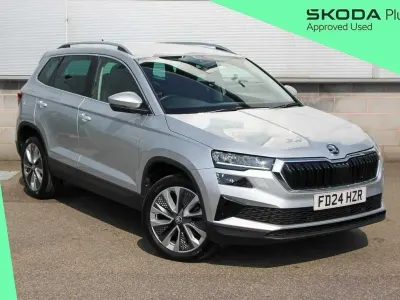 Used Skoda Karoq SE L 150 HP (110 kW) 2024 Brilliant silver metallic SUV