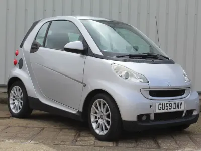 Used Smart ForTwo Coupé Passion 45 HP (33 kW) 2009 Silver Coupe