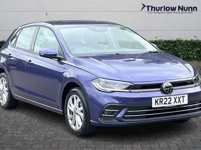 Used VW Polo Style 95 HP (69 kW) 2022 Purple Hatchback