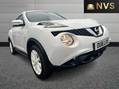 Used Nissan Juke Acenta Premium 116 HP (85 kW) 2015 White SUV