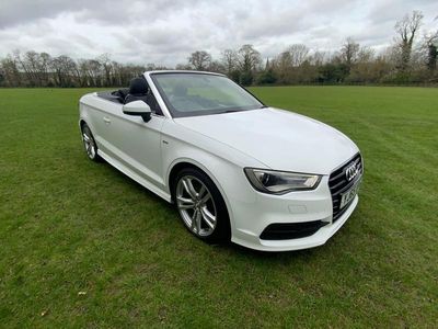 Used Audi A3 Cabriolet S-Line 150 HP (110 kW) 2015 White Cabriolet