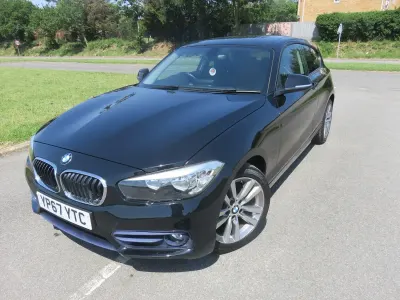 Used BMW 118 Sport Line 2017 Black Hatchback