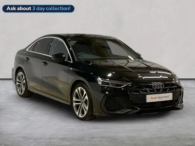 Used Audi A3 S-Line 150 HP (110 kW) 2025 Black Sedan
