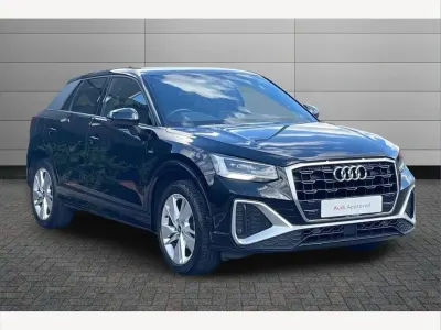 Used Audi Q2 S-Line 150 HP (110 kW) 2021 Mythos black SUV