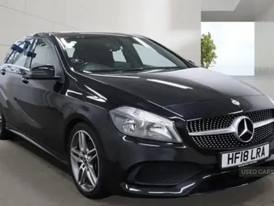 Begagnad Mercedes A180 AMG line 2018