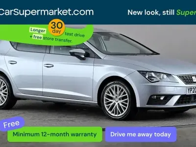 Begagnad Seat Leon SE Dynamic 116 HK (85 kW) 2020 Silver Halvkombi