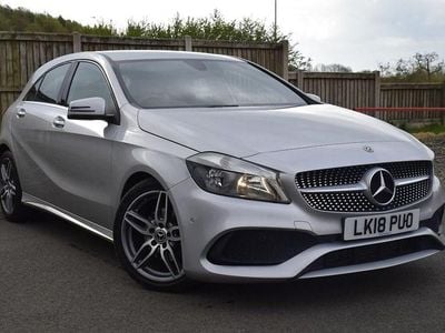 Used Mercedes A200 AMG line 136 HP (100 kW) 2018 Silver Hatchback
