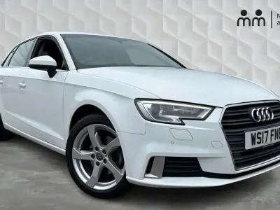 Used Audi A3 Sportback Sport 150 HP (110 kW) 2017 White Hatchback