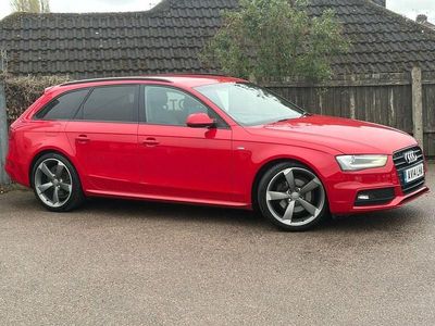 Used Audi A4 Black Edition 177 HP (130 kW) 2014 Red Estate