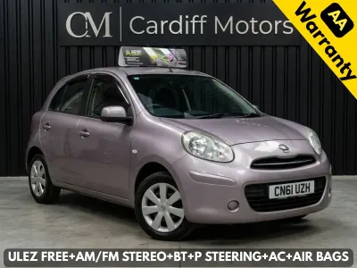 Used Nissan Micra Acenta 2012 Pink Hatchback