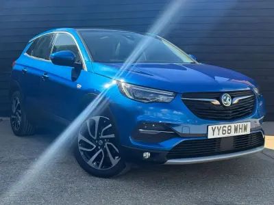 Used Vauxhall Grandland X Elite 130 HP (95 kW) 2019 Blue SUV