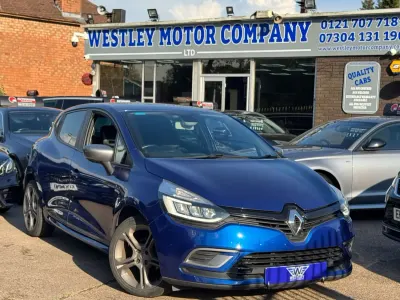 Used Renault Clio IV GT-Line 90 HP (66 kW) 2019 Blue Hatchback