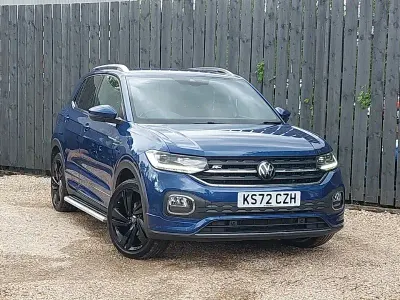 Used VW T-Cross R-line 110 HP (80 kW) 2023 Blue SUV