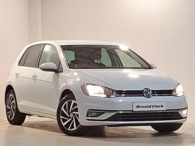 White Used 2019 VW Golf VII Match Hatchback | £12,498 (Fair price)