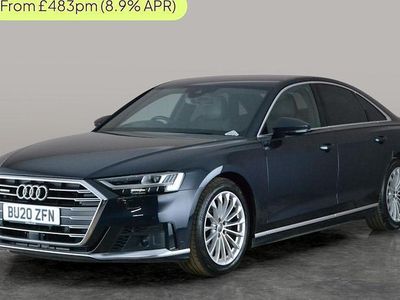 Used Audi A8 S-Line 286 HP (210 kW) 2020 Blue Sedan