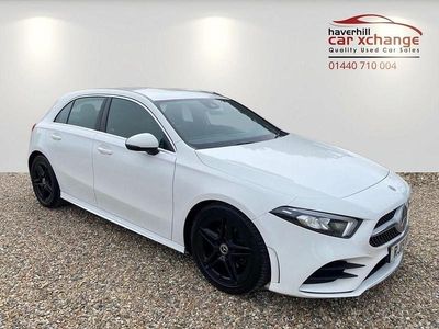 Used Mercedes A180 AMG line 136 HP (100 kW) 2019 White Hatchback