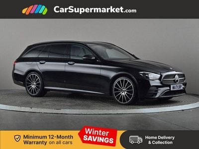 Black Used 2021 Mercedes E300 AMG line Estate | £27,376 (Fair price)