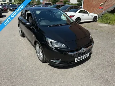 Used Vauxhall Corsa SRi 90 HP (66 kW) 2016 Black Hatchback