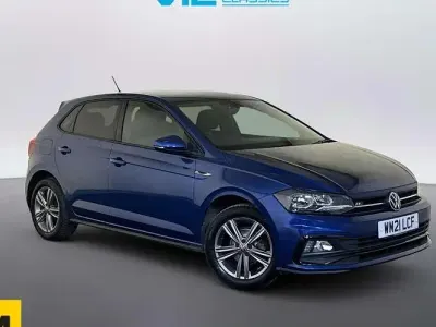 Used VW Polo R-line 95 HP (69 kW) 2021 Blue Hatchback