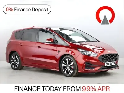 Usado Ford S-MAX ST-Line 190 CV (139 kW) 2019 Rojo Monovolumen