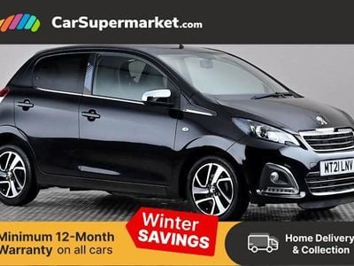 Black Used 2021 Peugeot 108 Collection Hatchback | £9,197 (Fair price)