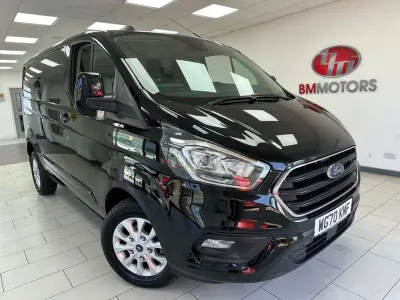 Used Ford Transit Custom Limited 130 HP (95 kW) 2020 Black Van