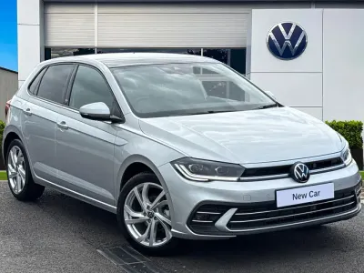 New VW Polo R-line 2025 Silver Hatchback