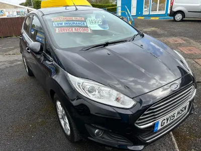 Used Ford Fiesta Zetec 2015 Black Hatchback