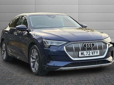Navarra blue Used 2022 Audi e-tron Design SUV | £20,950 (Fair price)
