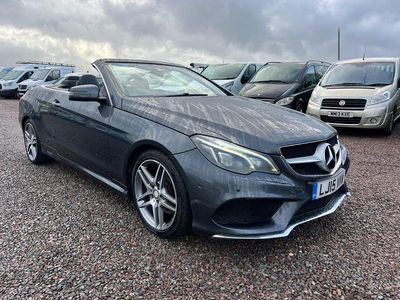 Used Mercedes E250 AMG line 204 HP (150 kW) 2015 Grey Cabriolet